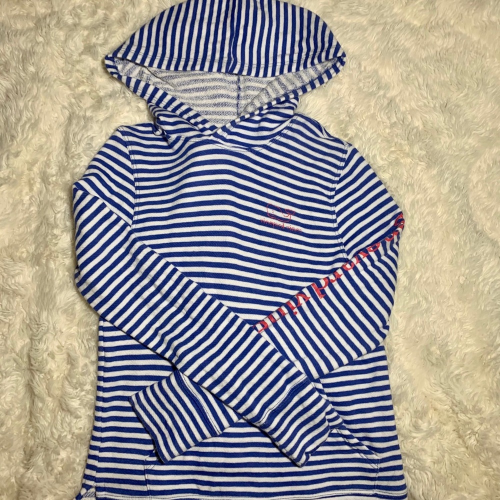 Vineyard Vines Girls’ Striped Hoodie